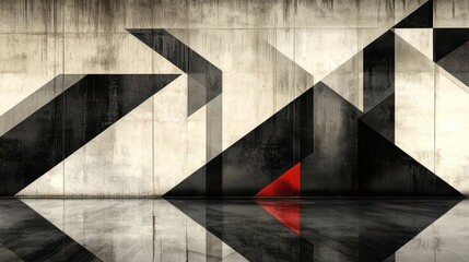 Reflective surfaces enhance the overall contemporary look.