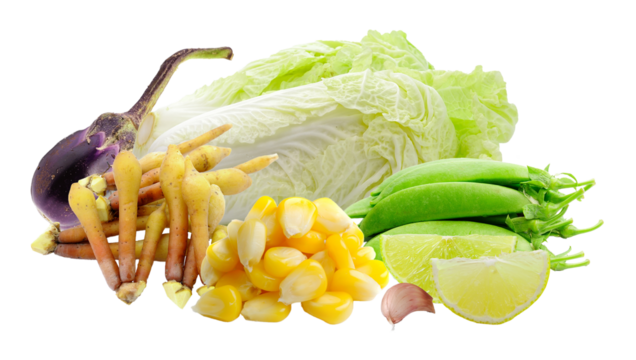 fresh farm-to-table vegetables assortment presenting a delightful combination of organic textures and colors, ideal for healthy eating campaigns and culinary projects