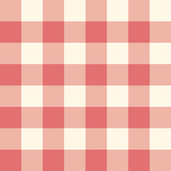 Gingham Pastel Color Seamless Pattern Soft Christmas Checkered Fabric Texture in Pink Green Tones for Holiday Backgrounds and Wrapping