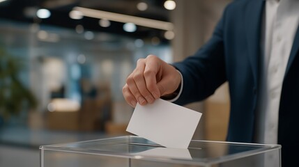 A close-up of a hand pulling a name card from a transparent raffle box, representing fairness, anticipation, and excitement in a promotional giveaway event. cinematic color correction, gentle