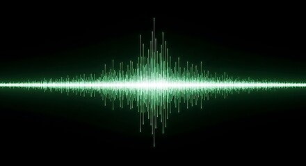 Waveform visualizer of audio frequency signal