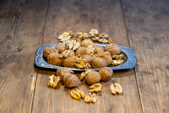 walnuts and nutcracker