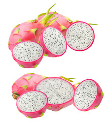 tropical dragon fruit still life radiating health and exotic vacation allure, suitable for nutrition marketing, travel blogs, and wellness campaigns