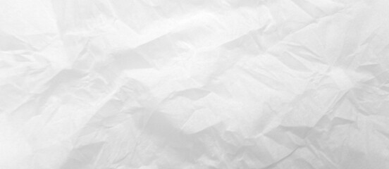 Background Crumpled Paper Poster Photo Effect Mockup, Paper texture overlay effect white color transparent