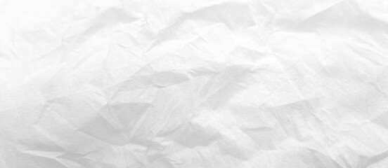 Background Crumpled Paper Poster Photo Effect Mockup, Paper texture overlay effect white color transparent