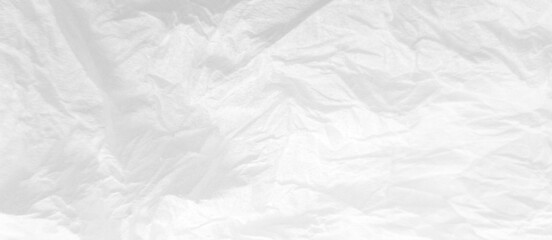 Background Crumpled Paper Poster Photo Effect Mockup, Paper texture overlay effect white color transparent