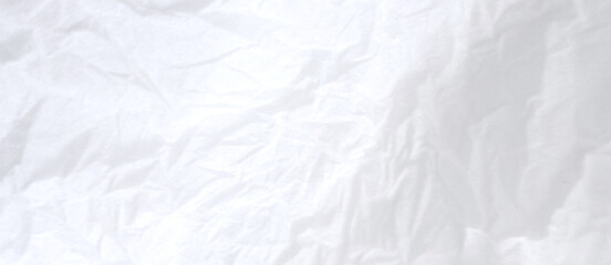 Background Crumpled Paper Poster Photo Effect Mockup, Paper texture overlay effect white color transparent