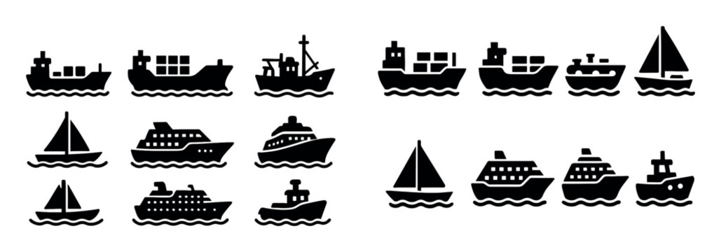Shipping Icons Grid