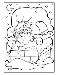 Santa Claus coloring page