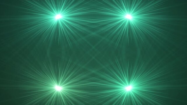 Glowing green rays radiate from the center, creating a dynamic abstract background symbolizing energy, spirituality, and mystical power. Perfect for meditation or futuristic design themes