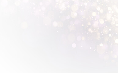 Obraz premium Bright golden glow abstract light texture illustration with sparkling glitter dust, shining confetti, and festive starlight perfect for modern design, vector wallpaper, or elegant decoration. 