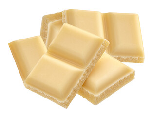 delicious squares of white chocolate creating indulgence and delight, perfect for dessert toppings, sweet treats, and culinary inspiration sparking pure joy