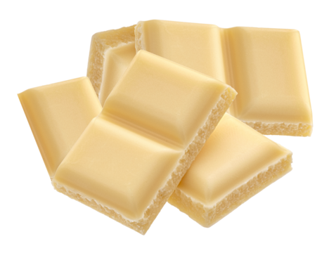 delicious squares of white chocolate creating indulgence and delight, perfect for dessert toppings, sweet treats, and culinary inspiration sparking pure joy