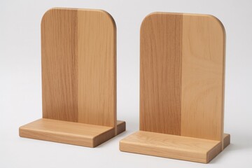 Wooden bookends book ends set decorative book ends for shelves desk office