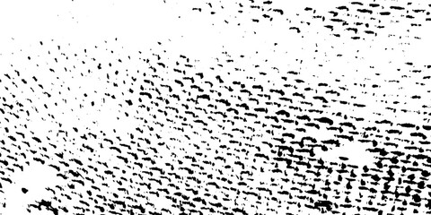 Black and white illustration pattern transparent.  Distressed texture grunge background. Abstract halftone vector black isolated on white.