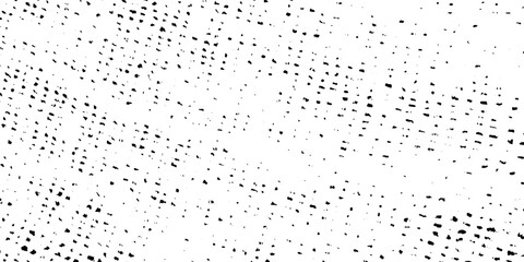 Black and white illustration pattern transparent.  Distressed texture grunge background. Abstract halftone vector black isolated on white.
