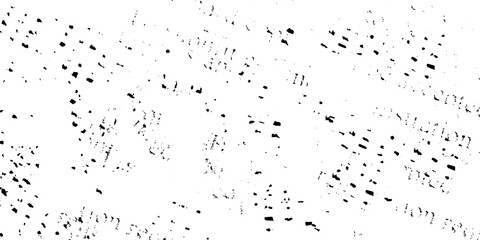 Black and white illustration pattern transparent.  Distressed texture grunge background. Abstract halftone vector black isolated on white.