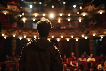 AI Generative image of live performance in theater