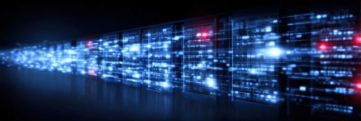 Abstract neon art showing ethernet evolution, datacenter symmetry, network segments, and glowing firewalls representing the unseen architecture of the future