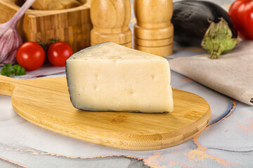 Sheep hard cheese Caprino Romano