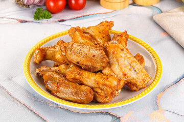 Grilled spicy chili chicken wings