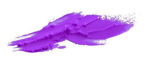 Purple clay texture on transparent background.