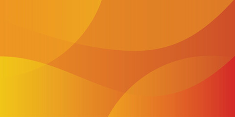 Abstract background with circle elements. Simple red and yellow round art vector illustration. Wave layout banner business concept.