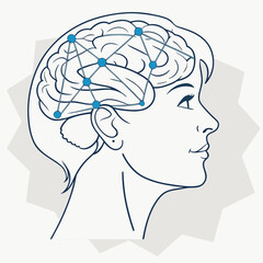 Brain network connection