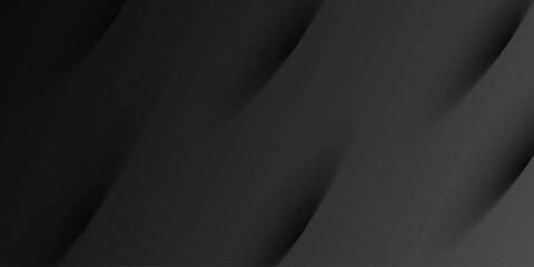 Abstract black background. Dark diagonal lines vector illustration. Dark grey gradient layout banner business concept.
