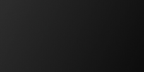 Abstract black background. Dark diagonal lines vector illustration. Dark grey gradient layout banner business concept.