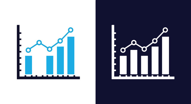 Teamwork communication icon idea - Vector icon symbol for website - Icon vector - Blue icon vector - Line and glyph solid icon and logo template