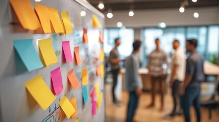 Remote team collaboration virtual workspace digital whiteboard sharing office environment close-up view innovative teamwork concept