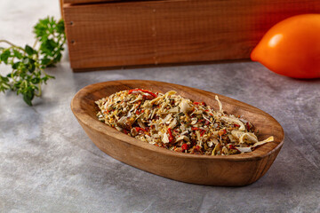 Dry vegetables seasoning for cooking
