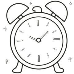 Hand draw a cozy autumn line art illustration for coloring,Perfect for DIY projects, coloring pages