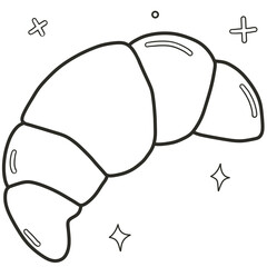 Hand draw a cozy autumn line art illustration for coloring,Perfect for DIY projects, coloring pages