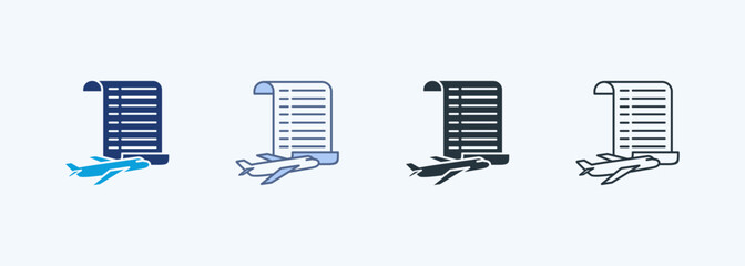 Passenger Manifest Icon Multiple Style