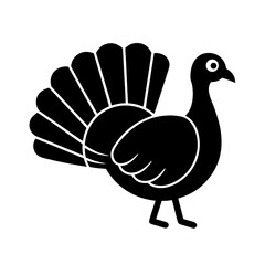 minimalist turkey icon 