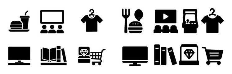 Shopping Mall Icons