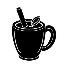 apple cider mug icon 