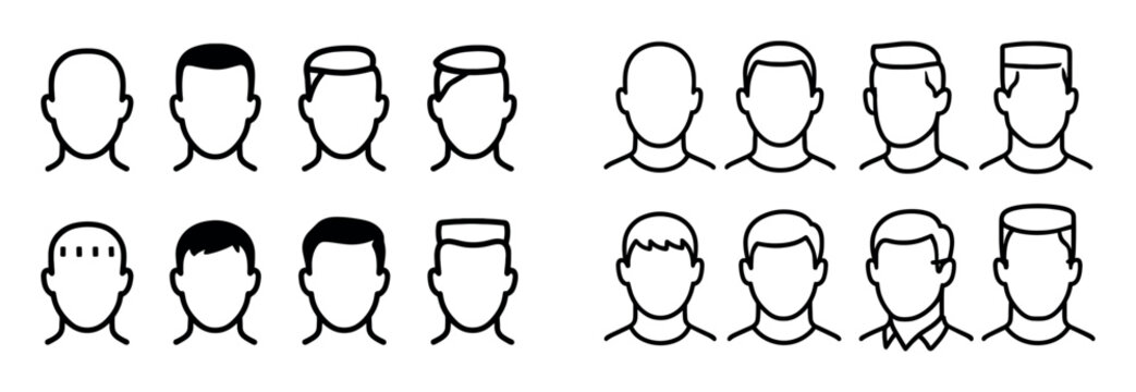 Men's Hairstyles Icons