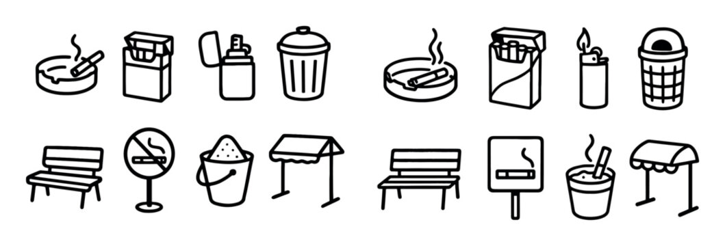Smoking Area Icons