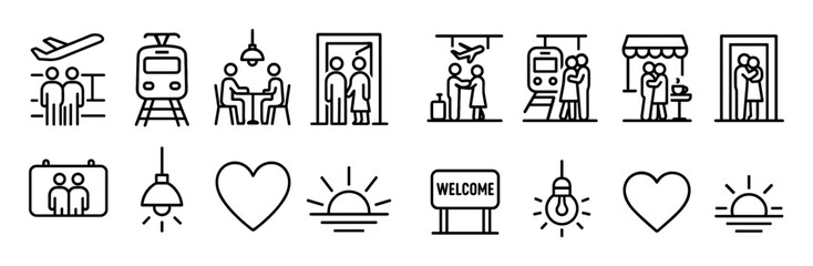 Simple Meeting Icons