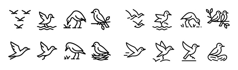 Migratory Bird Icons