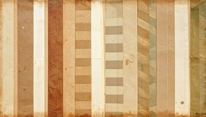 Vintage paper strips