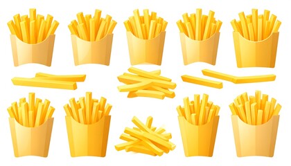 Tasty fries with a variety of presentations