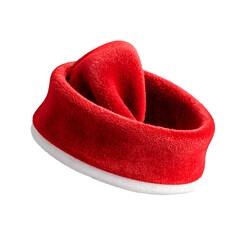 Festive santa hat for christmas holiday celebration