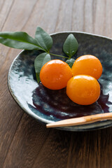 金柑の甘露煮　和風