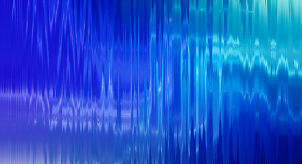 Blue and cyan abstract background with vertical streaks