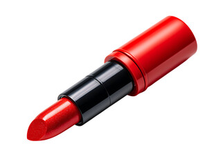 Classic red lipstick for makeup and beauty enhancement.