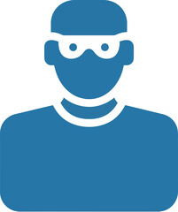 Anonymous cyber criminal hacker icon data security threat concept vector